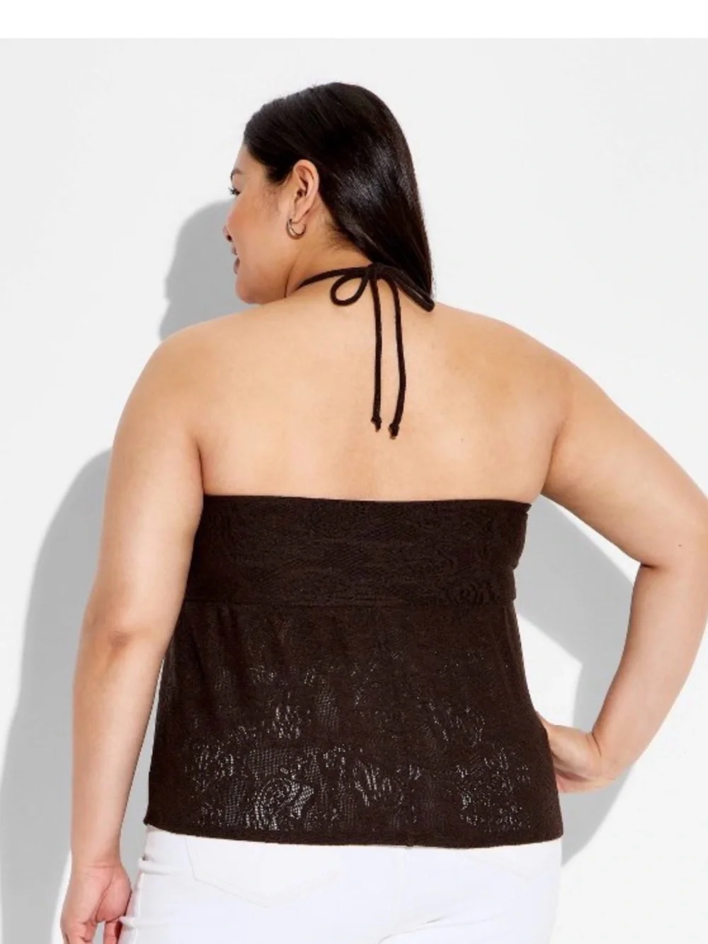 NWT! wild fable Brown Strapless Halter Tank Top